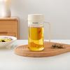 Household Glass Oil Pot, Kitchen Soy Sauce, Vinegar and Condiment Bottle, Storage Jar, Automatic Opening and Closing Oil-proof Bottle