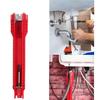 Flume Wrenches Kitchen Faucet Sink Plumbing Spanner Installer Toilet Bowl Basin Installation Metal Sleeve Key with Level