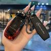 REE4   3BTN Fashion Soft Car Key Case For Mercedes Benz A C E S G Class GLC CLE CLA GLB GLS W177 W205 W213 W222