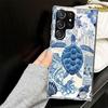 Ocean Starfish Sea Turtle Shark Case for Samsung Galaxy S25 S24 S23 S22 Ultra Soft Phone Cover S25 Edge S21 Plus S20 FE S10 + Bl
