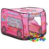 93682 vidaXL Play Tent for Children Pink 70x112x70 Cm