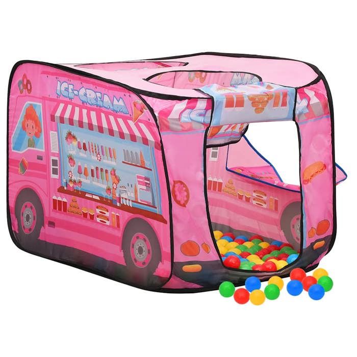 93682 vidaXL Play Tent for Children Pink 70x112x70 Cm