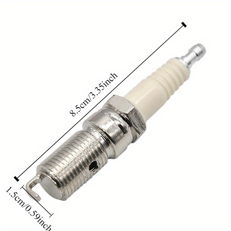 

1 шт. Дизайн свечи зажигания Новый дом Серебристый Модный и креативный Портативная металлическая трубка silvery