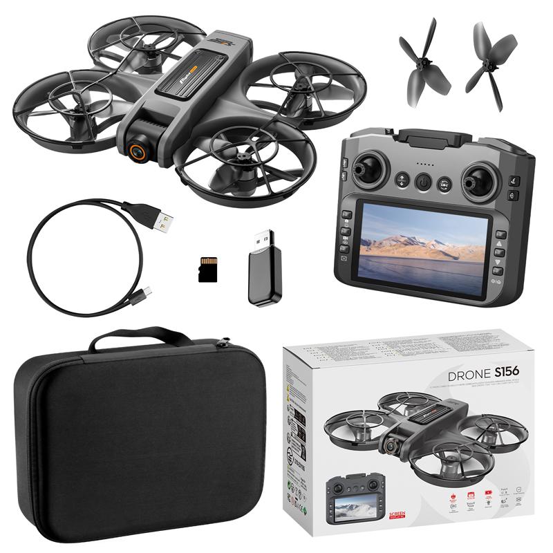 New S156 GPS 8K HD 360° Dual Cameras 5G WIFI Brushless Motors Obstacle Avoidance FPV Foldable Quadcopter Boy's holiday Toys Gif