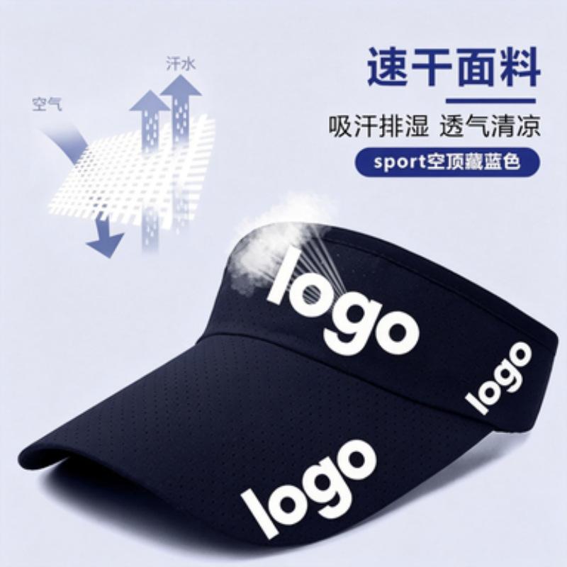 Summer Outdoor Running Cycling Empty Top Breathable Sunscreen Cap Women'S Casual Versatile Face Small Visor