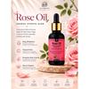 Al Masnoon Rose Oil Infused with Extra Virgin Coconut Oil for Skin & Hair - 100% Natural | 30ml Pack of 1