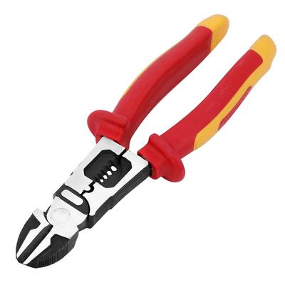 WISEPRO Nippers 1000V Insulated Strong Nippers Multifunctional Diagonal Cutting Pliers Universal Nippers 212mm Pliers Electrical Nippers Insulated TPE