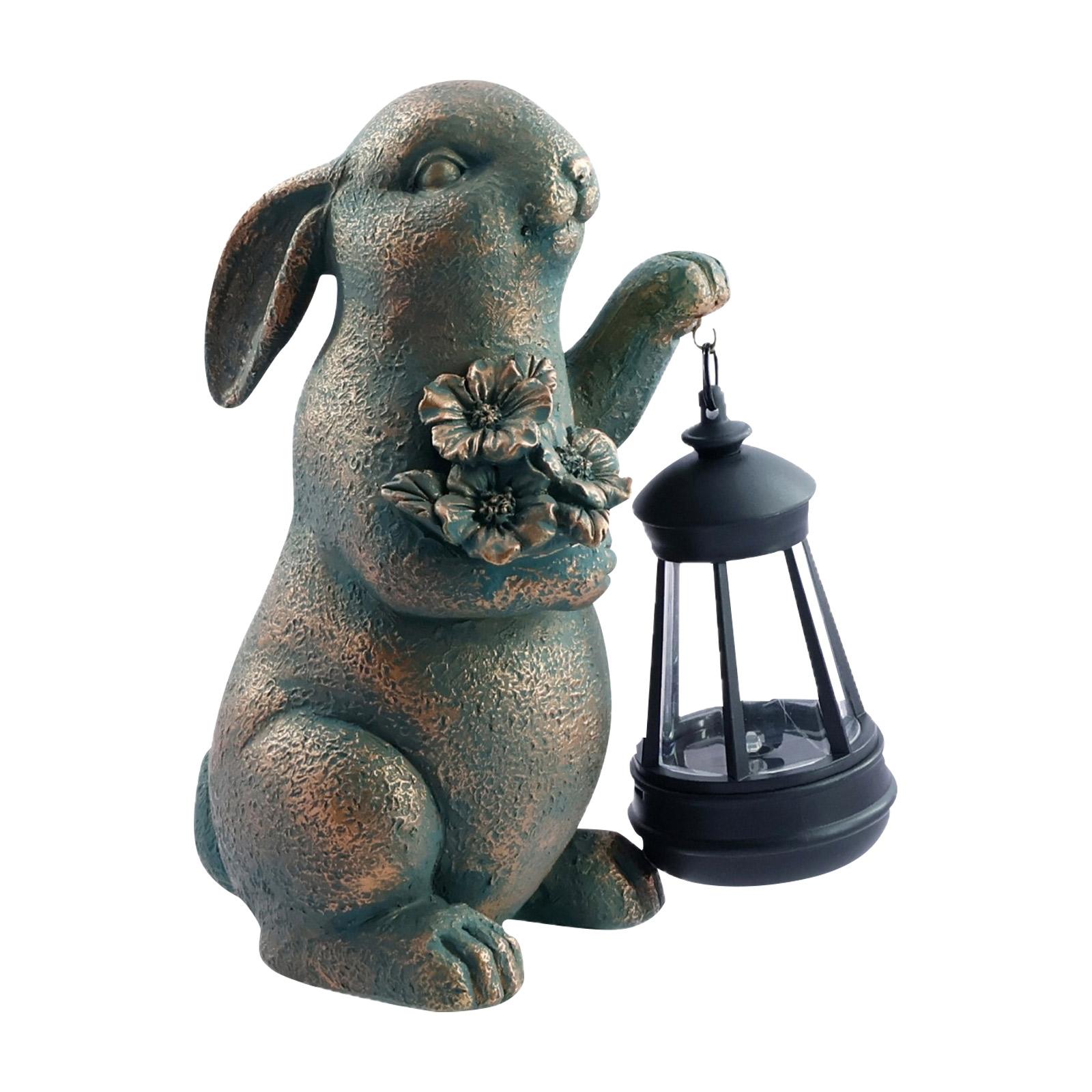 Solar Light, Solar Garden Statue Figurine, Garden Art With Solar Lamp For Patio, Balcony, Yard, Garden One Size