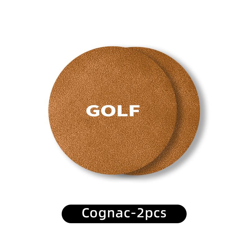 LEG1 2pcs Car Suede Coaster Water Cup Holder Drink Pad Auto Interior Accessories For Volkswagen VW Golf Jetta Passat mk4 mk5 mk6 CC