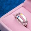 2 Pcs Sun and Moon Couple Rings Copper Polish Lovers Adjustable Ring for Her