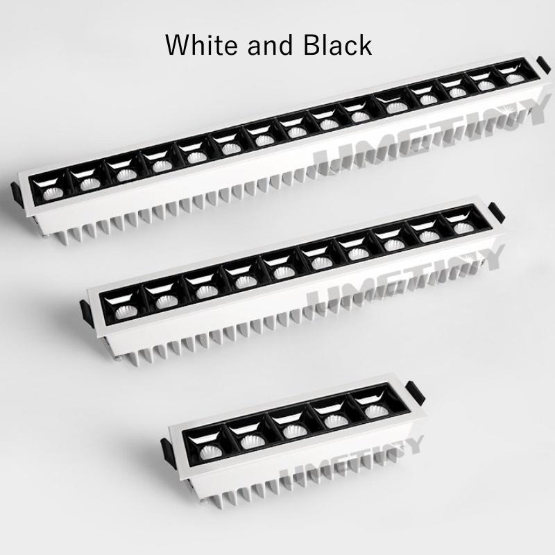 

Светодиодные потолочные светильники с регулируемой яркостью 10 Вт 20 Вт 30 Вт Встраиваемые светодиодные лампы в полоску Светильник COB Grille Внутреннее освещение Светодиодный светильник Canister 10W&Cold White 6000K