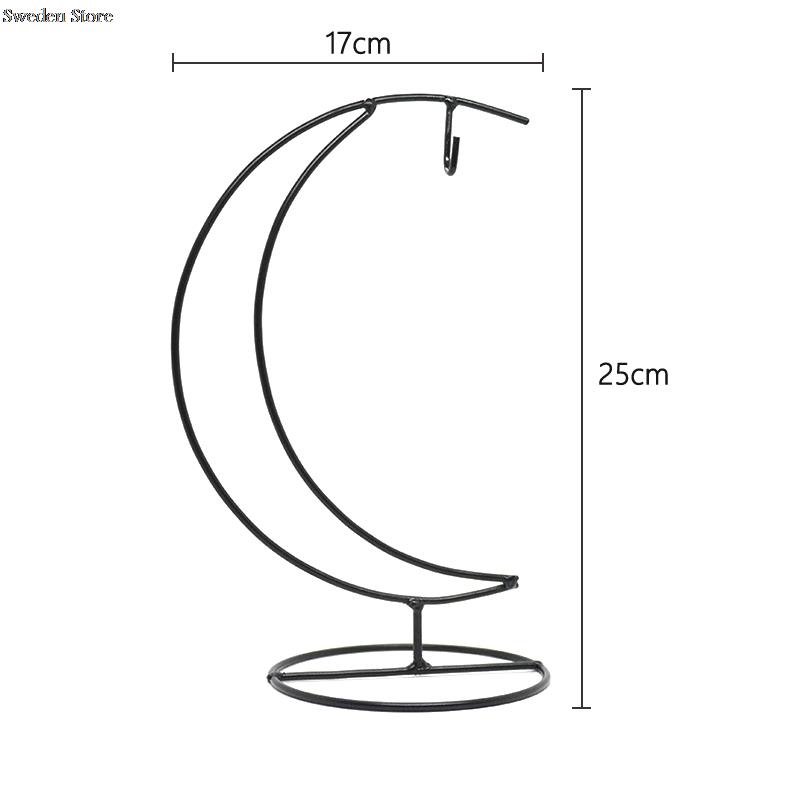 1pc Hanging Plant Terrarium Metal Stand Tabletop Display Stand Holder for Ornament Plants Succelent Home Office Decoration