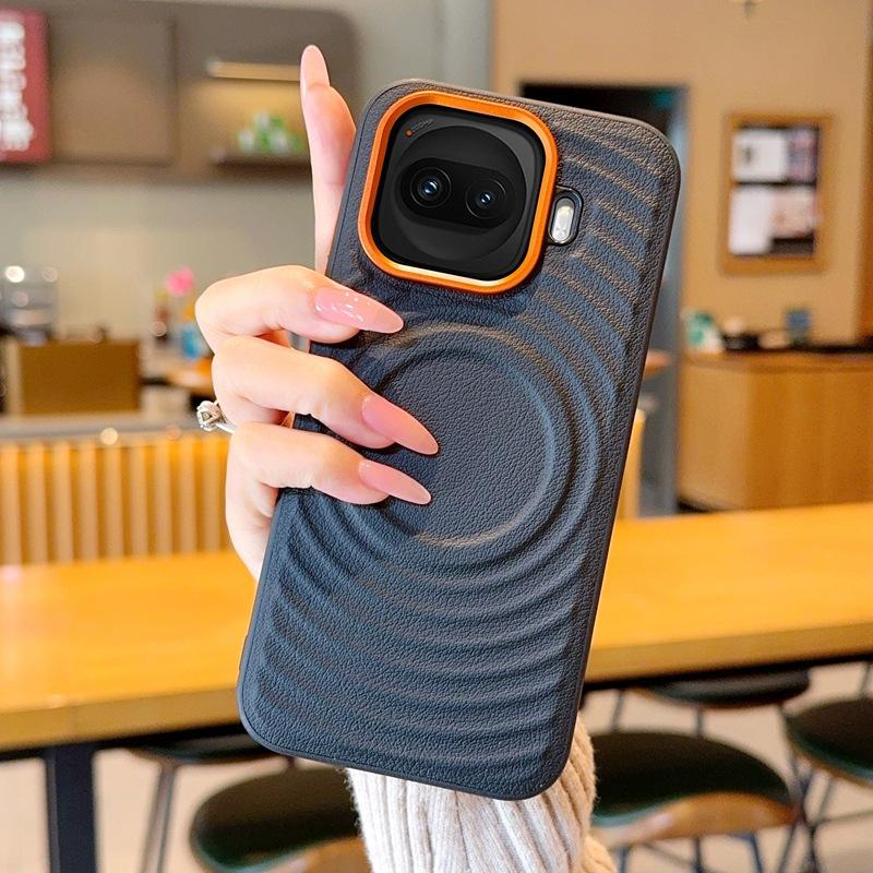 Applicable to iQOOZ11turbo ripple mobile phone case three-dimensional water ripple anti-drop iQOO 15R magnetic wireless charging