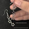 Y2K Spicy Girl Harajuku Star Tassel Earrings - Sweet, Cool, Niche Fashion