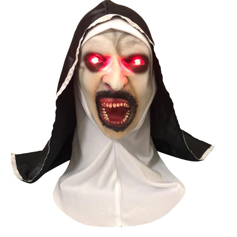 

Bloody Mouth Nun Glowing Mask, Party Dance Mask One size бежевый