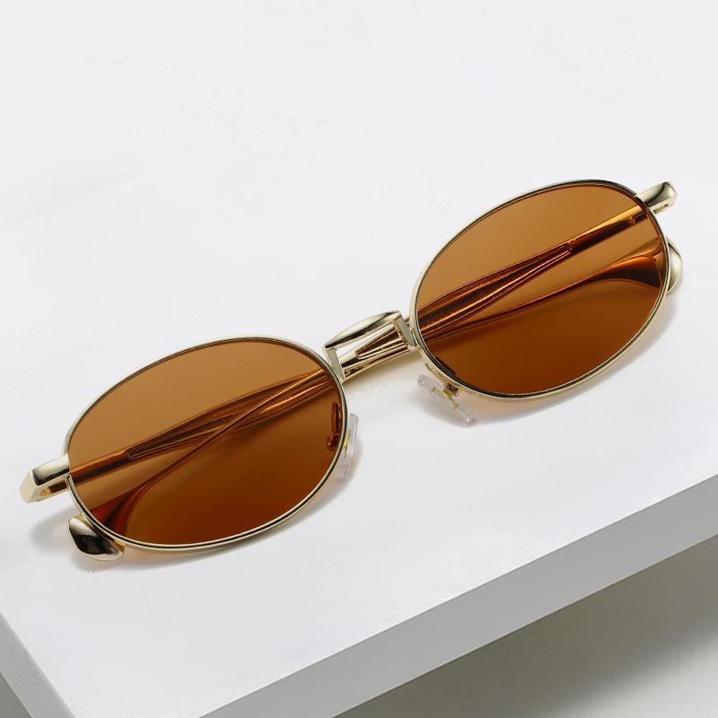 Retro Oval Small Frame Luxury Sunglasses for Men and Women