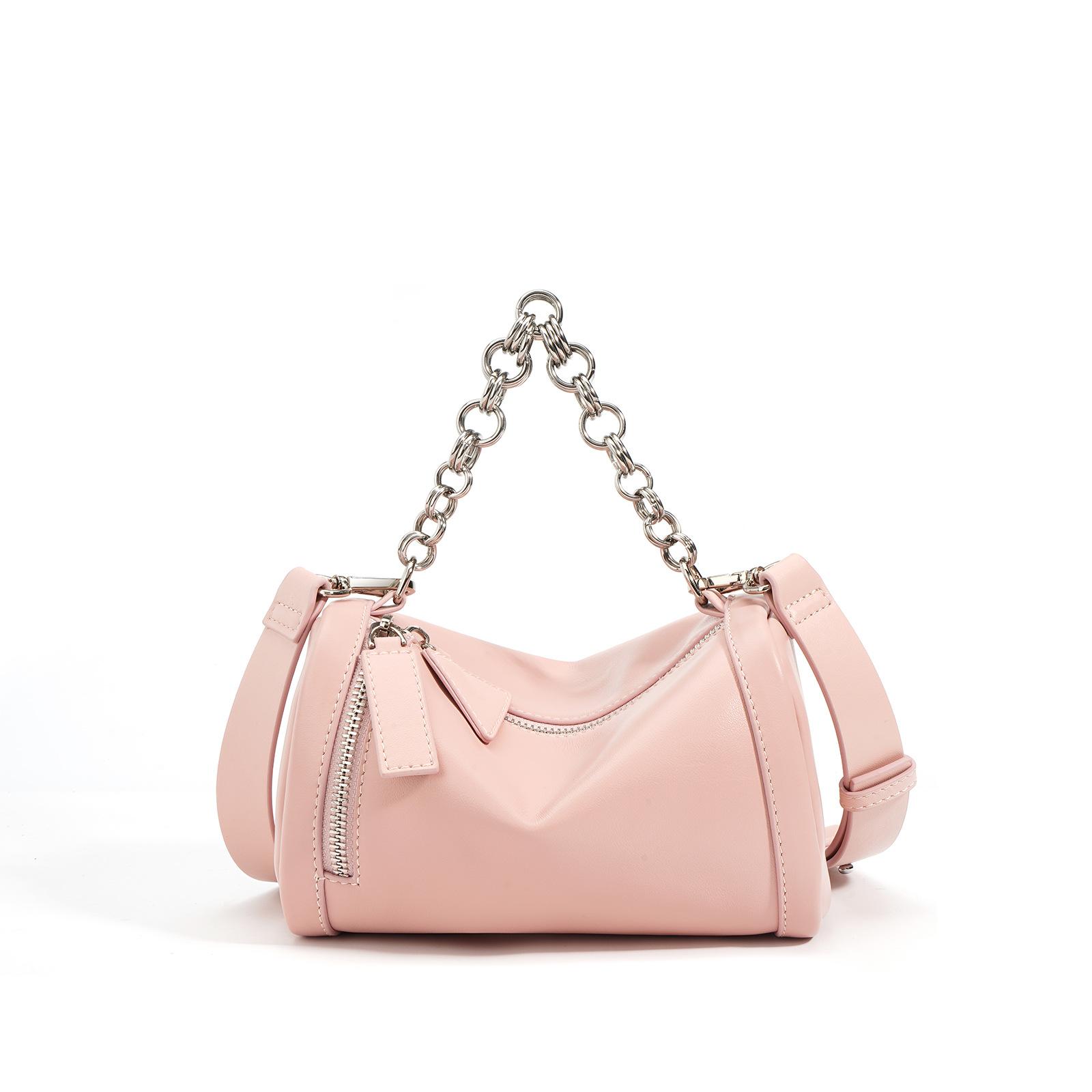 

Летняя мода Ниша ретро текстура мягкая хлопковая цепочка сумка одно плечо кроссбоди Бостон сумка женская