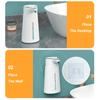 400ml Automatic Soap Dispensers Wall Mounted Smart Washing Hand Machine USB Charging Automatic Hand Washer for Bathroom Kitchen