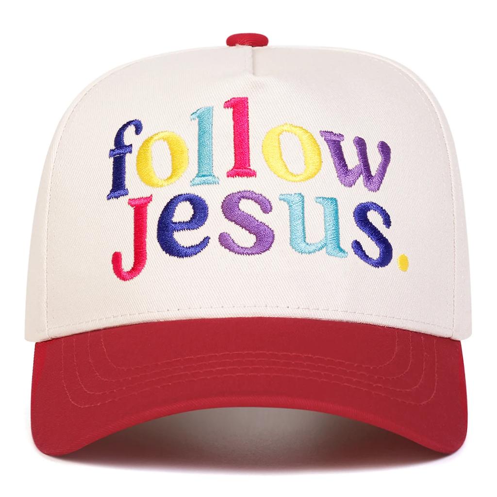 Baseball Stitching Stitched Embroidered Alphabet Jesus Follow Neutral Gender Women Men For Caps Spring And Autumn Outdoor Adjustable Casual Hats