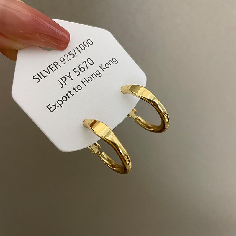 Женские Серьги Модные Холодный Ветер Легкая Роскошь 1 pair золотой
