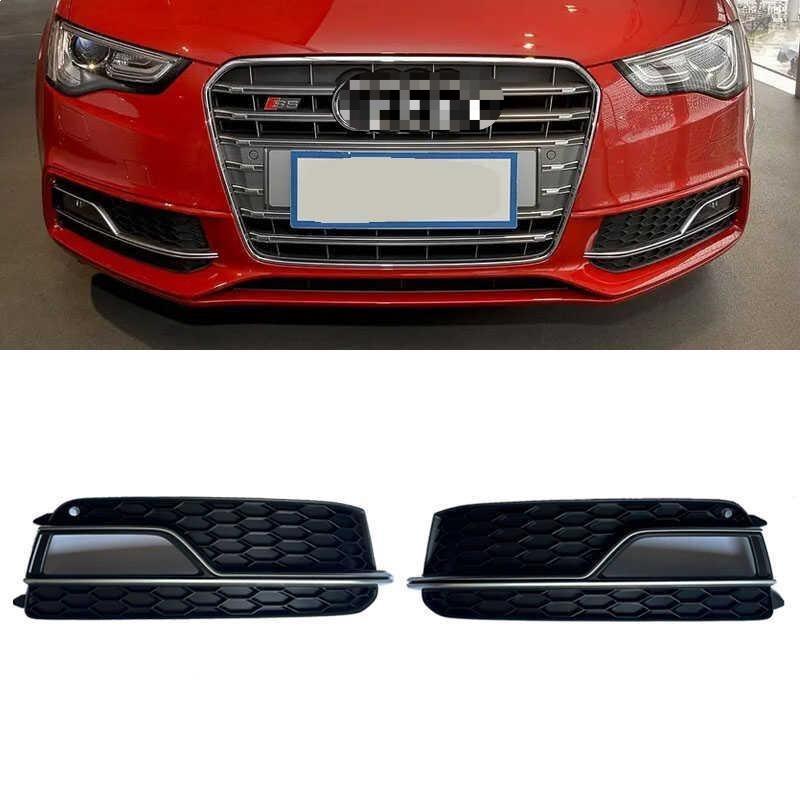 Stainless Steel Sport Style Fog Light Frame Cover for 2012-2016 A5/S5 Front Bumper Air Vent