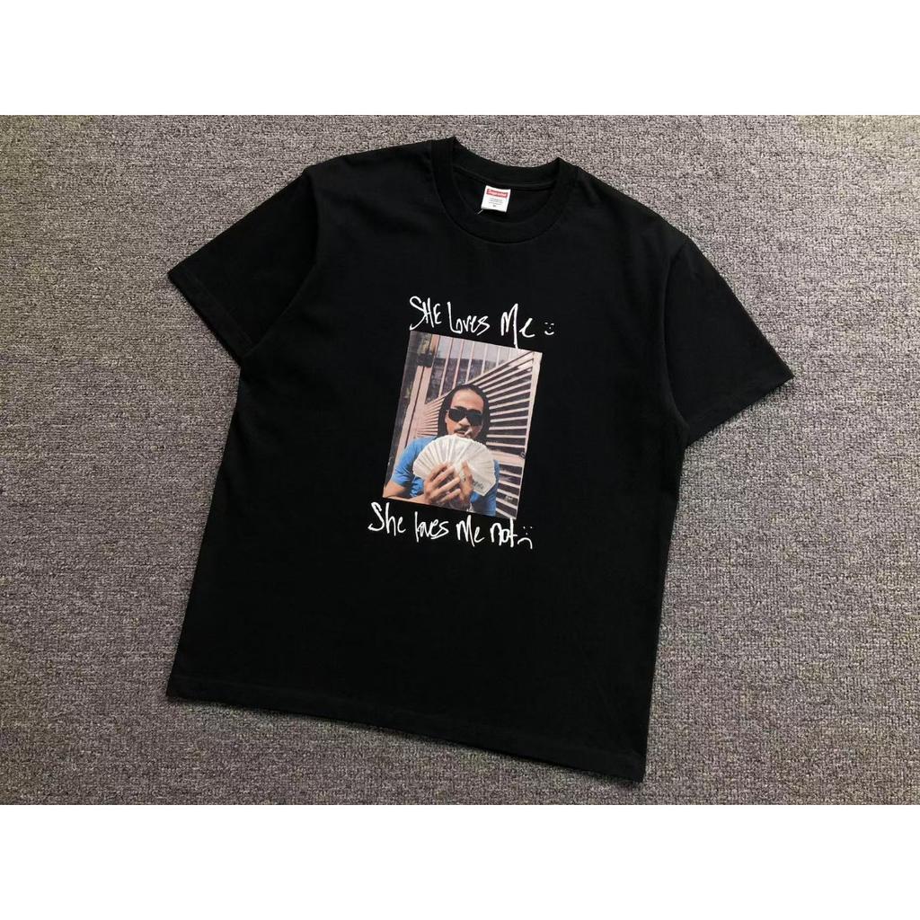 RogueWave Pure Cotton Harajuku Streetwear American Fashion T-shirt Short-sleeved Kpop Top Y2k Clothing