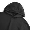 Skechers Solid Color Knitted Hooded Pullover Sweatshirt Men sweatshirt Carbon-Black L421M027