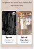 Stainless Steel Windproof Clothes Hanger: Multi-Clip Socks and Underwear Drying Rack for Balcony Use