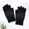 Winter warm snowy knitted five-finger gloves split-finger gloves adult gloves