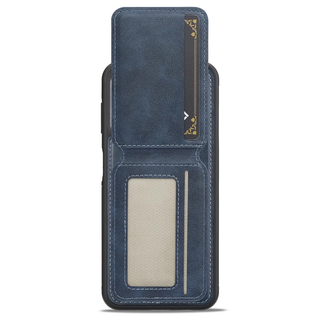 For Samsung Galaxy A14 4G/5G Magnetic Case Detachable Card Holder Leather+TPU Mobile Cover