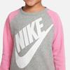 New Nike Kids Matching Sets Gray Infant And Toddler CT2992-063