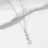 Minimalist Fashion Water Drop Pendant Necklace Woman Wedding Jewellery