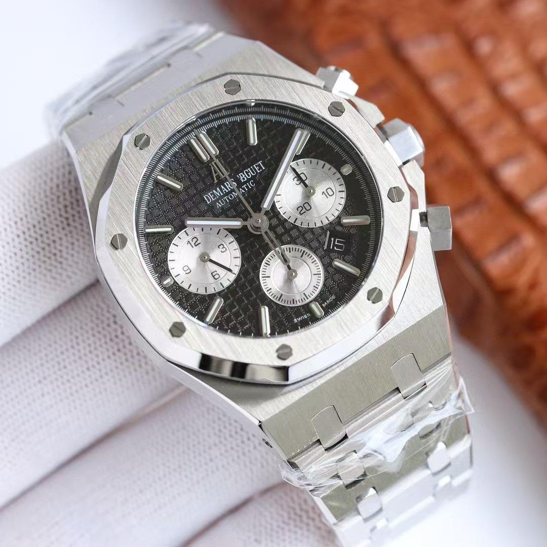 Мужские автоматические часы-хронограф AP Royal Oak 26331: Многофункциональный, Суперсветящийся, Водонепроницаемый.