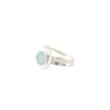Aqua Chalcedony Gemstone 925 Sterling Silver Jewelry Handmade Ring For Women RR-68-19