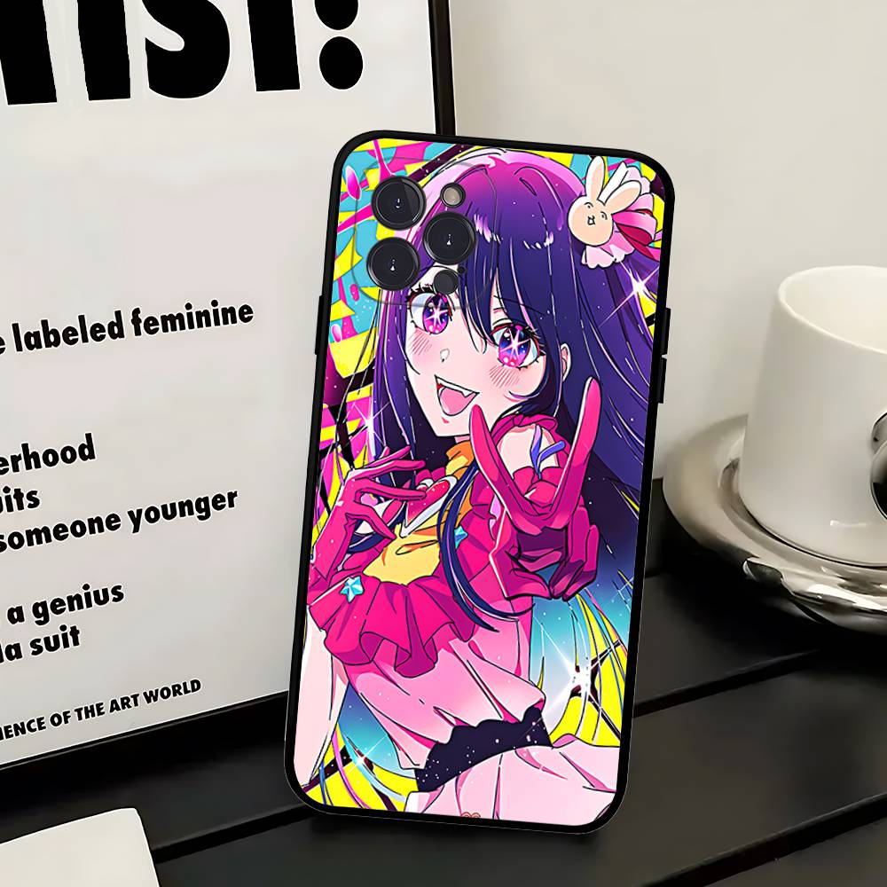 Oshi No Ko Anime Ai Hoshino Mädchen Weiche Rückseite Handyhülle Case Für IPhone 17 16 Pro Max 15 12 11 16e 13 Mini 14 15 Plus