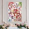 Tenyo in Jigsaw Puzzle Disney Happy Bouquet Toss Includes and Service Card (Tenyo) [Made Japan] 1000-Piece (51x73.5cm) D-1000-411, Glue, Spatula,