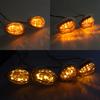 2 szt. DC 12V motocyklowe światło kierunkowskazu LED lampa kontrolna silnika pasuje do Kawasaki Suzuki Yamaha Honda