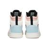 New Anta Abrasion Resistant Slip Resistant High Top Skateboard Shoes Women's White Pink Blue 122138071-2