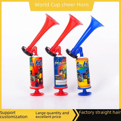 World Cup Cheer Horn: Hand-Pump Sports Horn for Game Day Enthusiasm