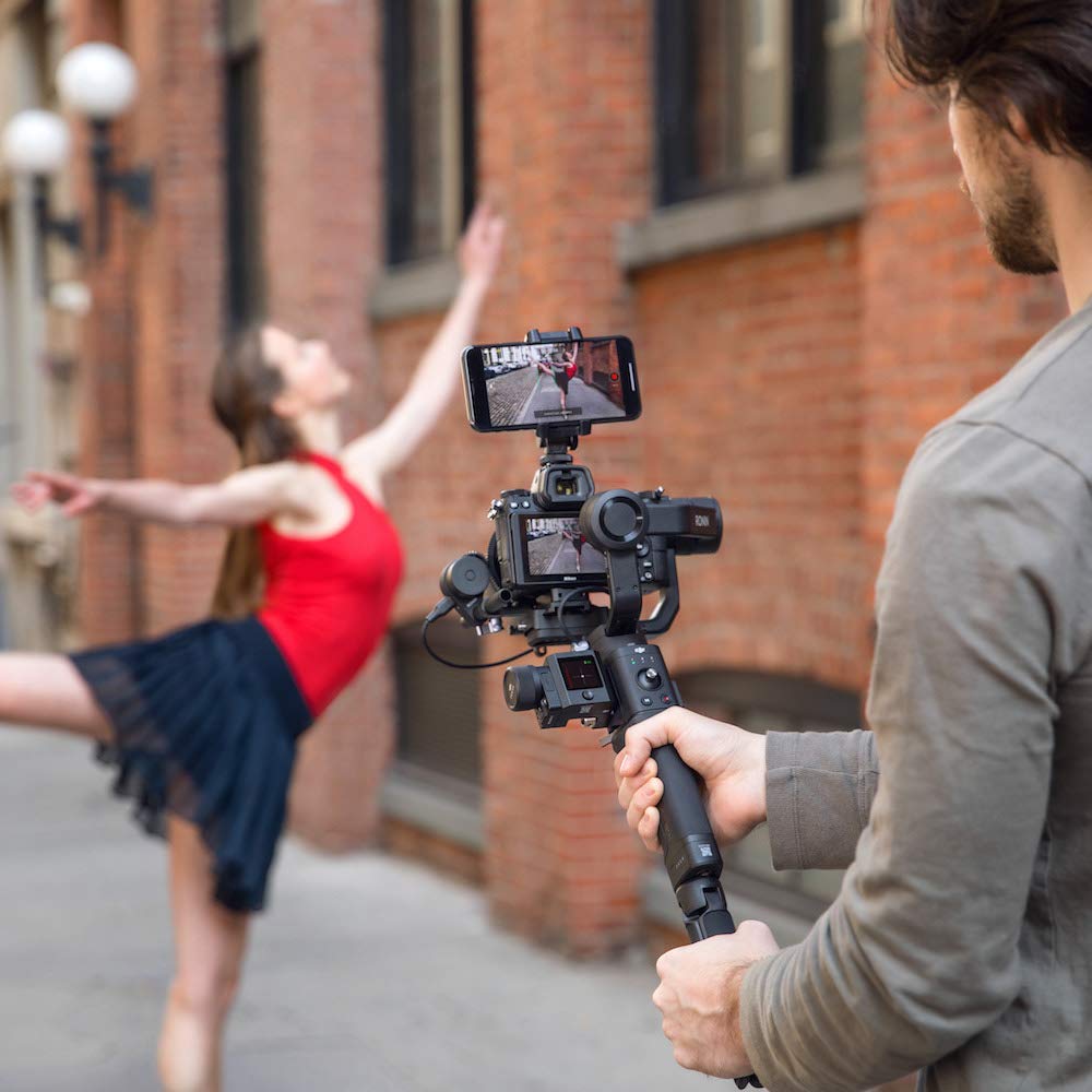 DJI Ronin-SC Pro Combo Gimbal Stabilizer 3-Axis Handheld for DSLR Mirrorless Cameras ActiveTrack Sport Mode 2.0kg Payload Modular Design