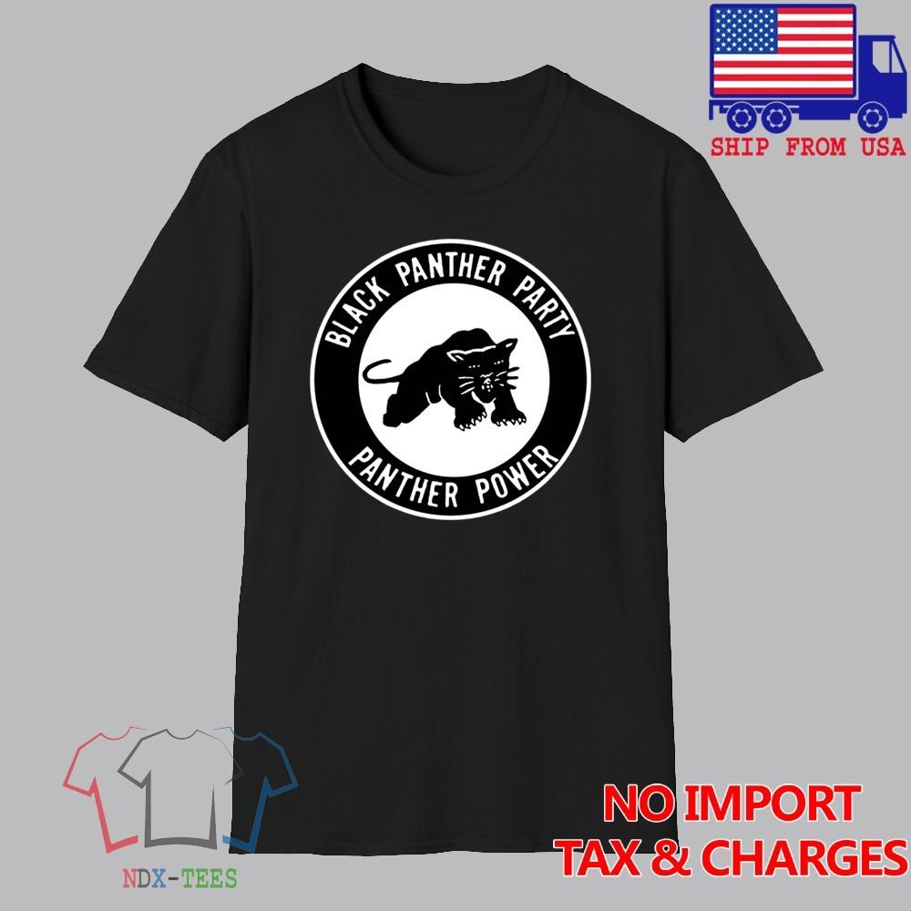 Black Panther Party Malcolm X Men#039;s Black Size S5XL Unisex T-Shirt