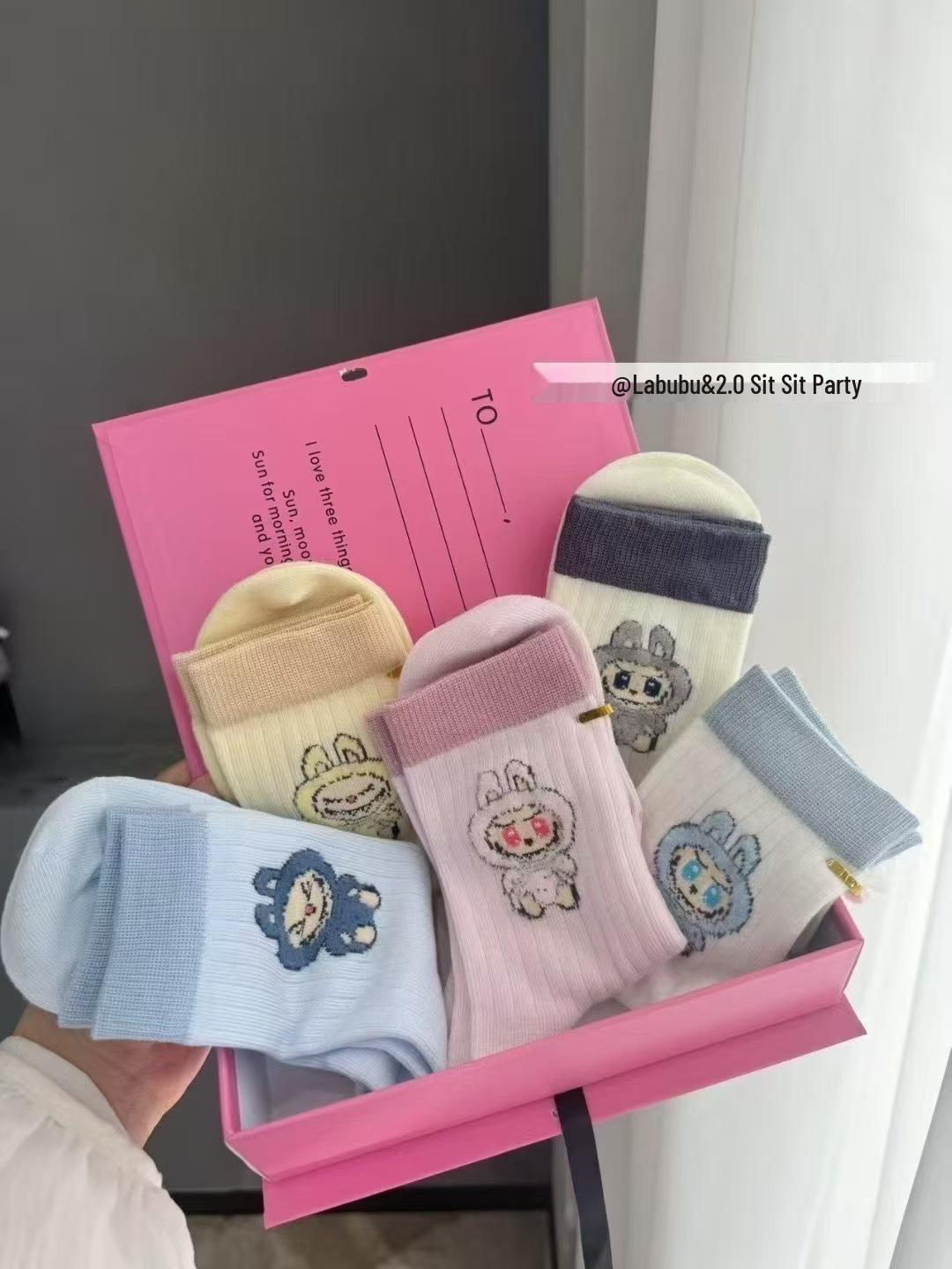 

Женские носки Continental до середины икры - Модный осенний хлопок, Дизайн легкой роскоши