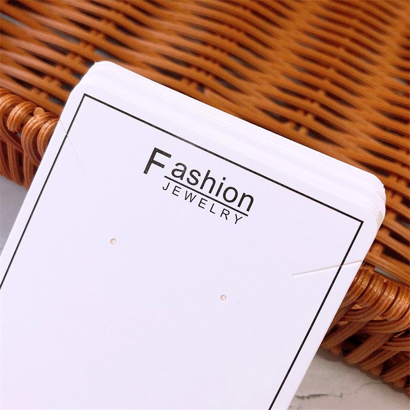 

50 шт. Дисплейні картки для затискачів для волосся, паперових карток, карток для головних уборів, карток з тегами 6*11.5cm