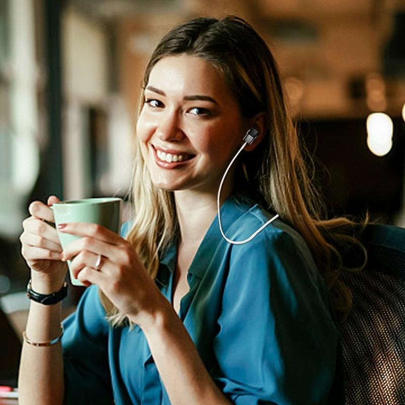 Soft Straps Cord Antilost Sport String Skin-Friendly Neck Around Wireless Headphone Lanyard for Status Between /3ANC