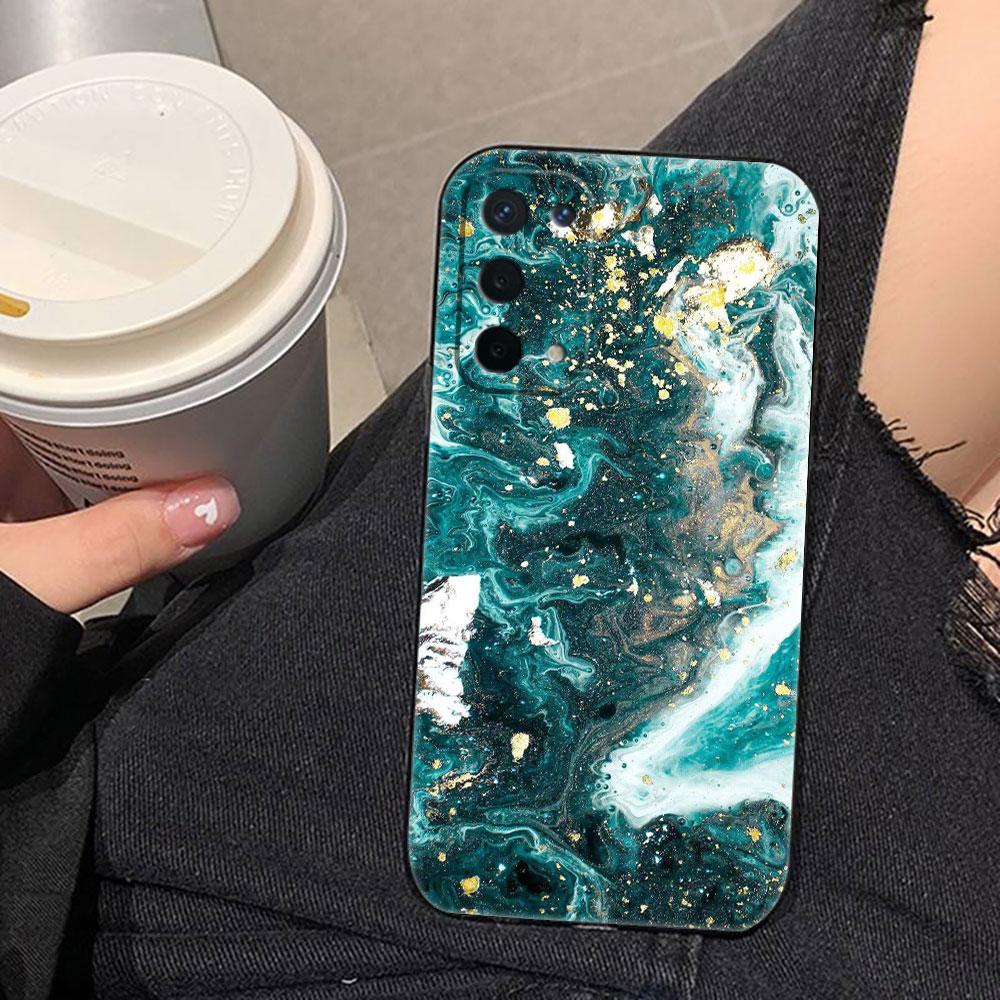 Aquarellmalerei Marmor Handyhülle Für OPPO F31 A5X A6X A5 A6 A17 A16 A38 A53 A54 A55 A57 A58 A60 A74 A78 A92 A93 A94 Hülle