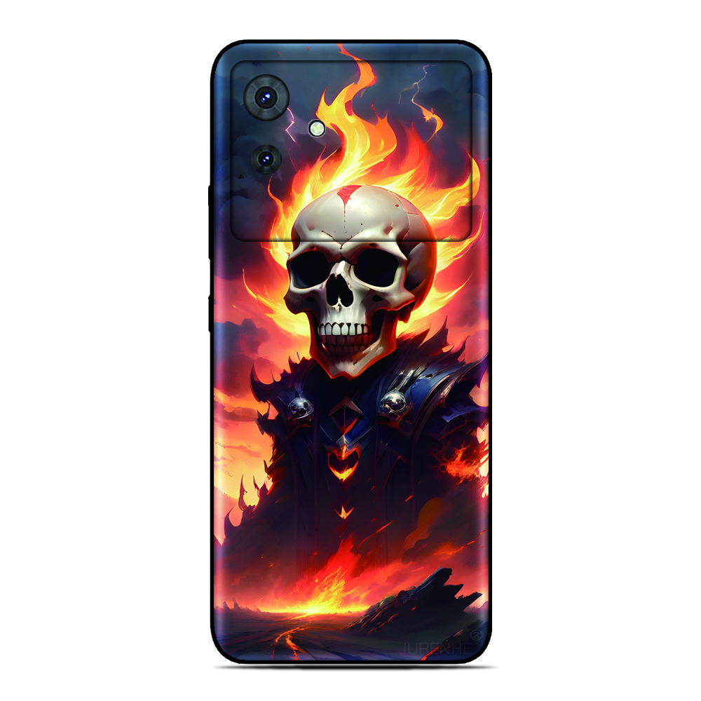 

Чехол с рисунком Пламенный Череп для Xiaomi Poco C85 C85x C40 M7 C71 Redmi 15C A7 A5 4G 11A 13C 12C Note 15 11 12 Pro 5G Задняя крышка Redmi Note 15 5G
