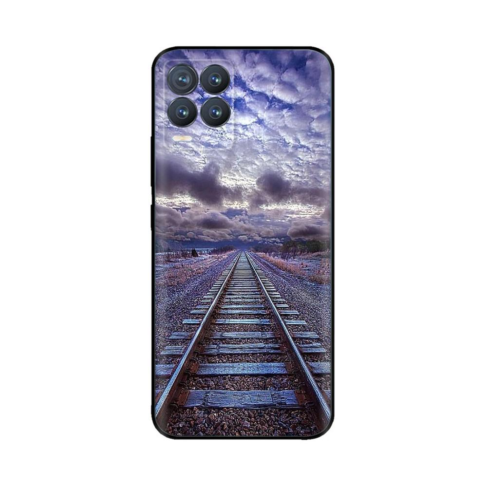 Für Realme 8 Hülle Niedliche Cartoon Bemalte Silikon Rückseite Für Realme 8 Pro 8i Realme8 4G RMX3085 Weiche TPU Handyhülle Coque Etui