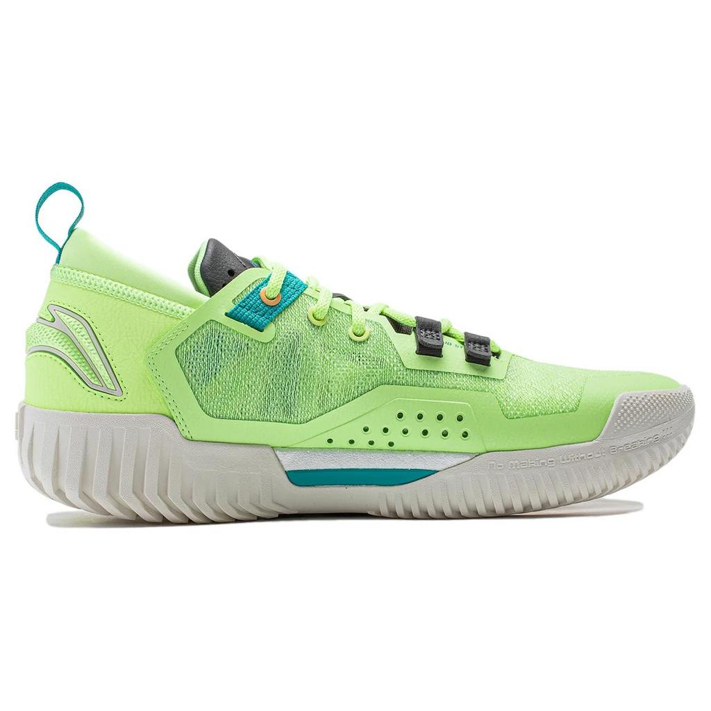 New LiNing BadFive 3 Low Cushioned Slip Resistant Low Top Basketball Shoes Men's Fluorescent Ice Yellow ABFU005-2