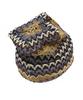 Eondeokeonteulolseutyudio Breathable Mesh Oriental Pattern Summer Casual Women'S Long Beanie Square Net Beanie / C Oriental / Mix Navy