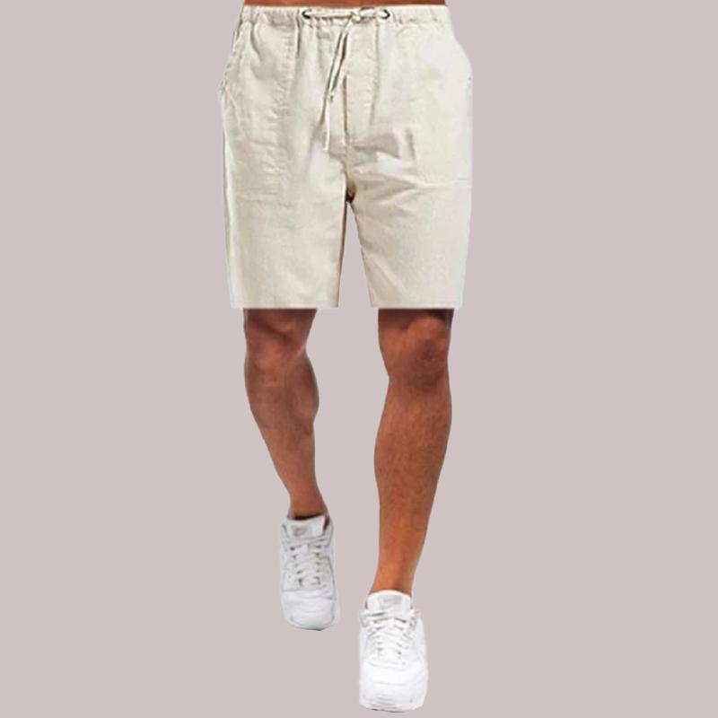 1Pc Streetwear Breathable Cotton Summer Mens Clothes Soft Men's Shorts Pants Fitness Solid Color